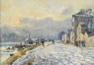 Albert Lebourg (1849-1928)<br><em>The banks of the Seine at Herblay, in snow, effect of the winter sun</em><br>1895<br>Oil on canvas signed lower right<br>38 x 53 cm<br> Private collection / Marc-Henri Tellier</div>