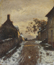 Louis Braquaval (1854-1919)<br><em>Route de village, effet dhiver</em><br>Huile sur toile signe en bas  droite<br>45 x 36 cm<br> Collection particulire / Marc-Henri Tellier</div>