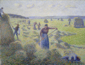 Camille Pissarro (1830-1903)<br><em>La rcolte des foins, Eragny</em><br>Huile sur toile signe en bas  droite<br>50 x 66 cm<br> Christies Images Ltd. / Artothek</div>
