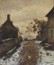 Louis Braquaval (1854-1919)<br><em>Route de village, effet d?hiver</em><br>Huile sur toile sign? en bas ? droite<br>45 x 36 cm<br>? Collection particuli?e / Marc-Henri Tellier</div>