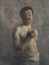 Marcel Couchaux (1877-1939)<br><em>Le buveur</em><br>1908<br>Huile sur toile sign? en bas ? gauche<br>88 x 70 cm<br>? Collection particuli?e / Marc-Henri Tellier</div>