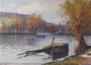 Narcisse Guilbert (1878-1942)<br><em>Bassin aux p?roles vieille p?iche coul?</em><br>Huile sur toile sign? en bas ? gauche<br>54 x 73 cm<br>? Collection particuli?e / Marc-Henri Tellier</div>