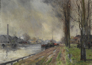 Pierre Vauthier (1845-1916)<br><em>Bords de Seine</em><br>Huile sur toile sign? en bas ? droite<br>32 x 45 cm<br>? Collection particuli?e / Marc-Henri Tellier</div>